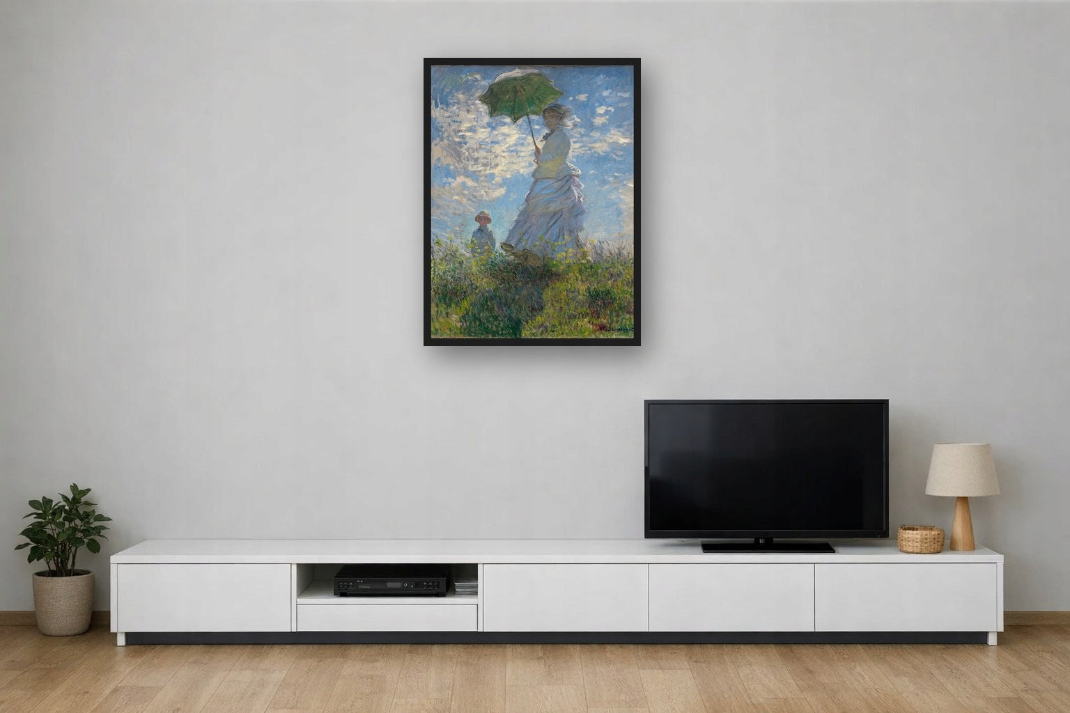 Kobieta Z Parasolką Moneta — Plakat