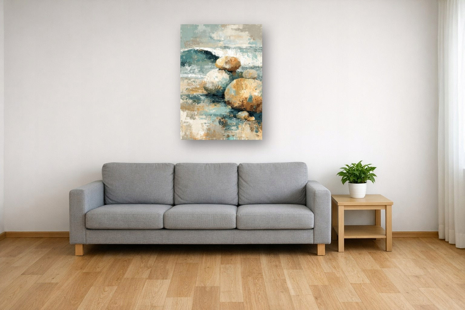 Soft Coastal Kamienie — Plakat