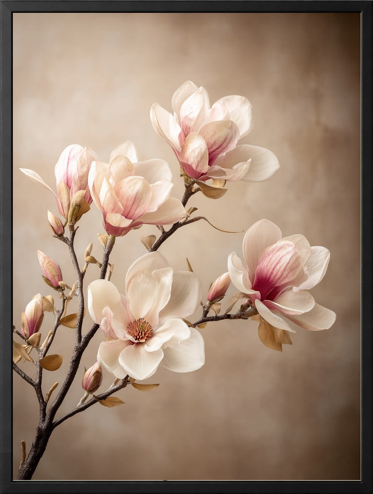 Magnolia Wiosna — Zestaw 3 Plakaty – plakat na ścianę