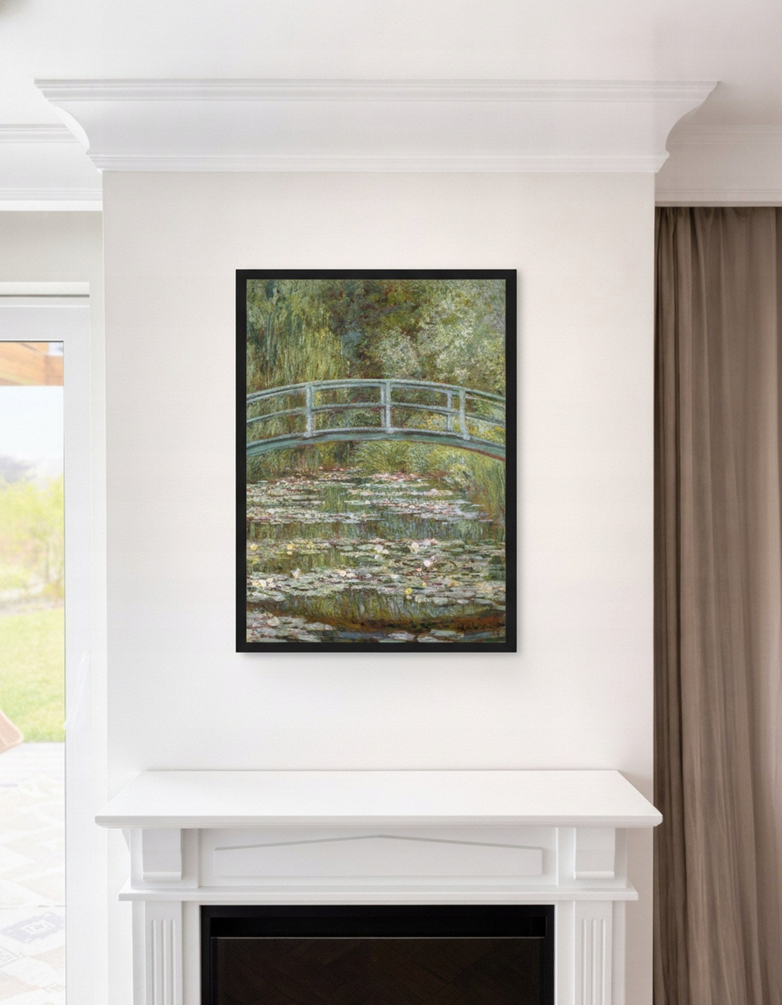 Staw Z Liliami Wodnymi Monet — Plakat