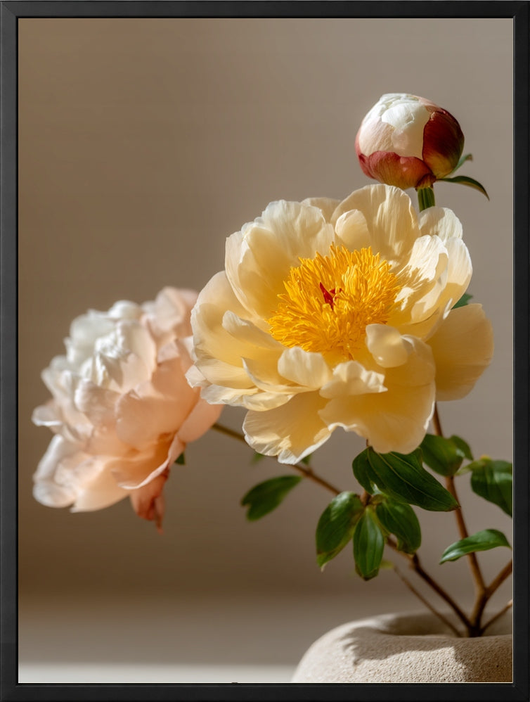 Peonie Wiosna — Zestaw 3 Plakaty