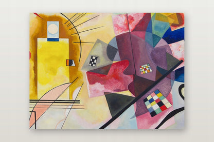 Żółty Czerwony Niebieski Kandinsky — Plakat