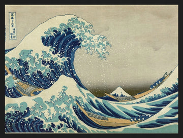Wielka Fala W Kanagawie Hokusai — Plakat – plakat do druku
