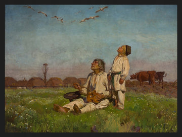 Bociany Józef Chełmoński — Plakat – plakat do druku