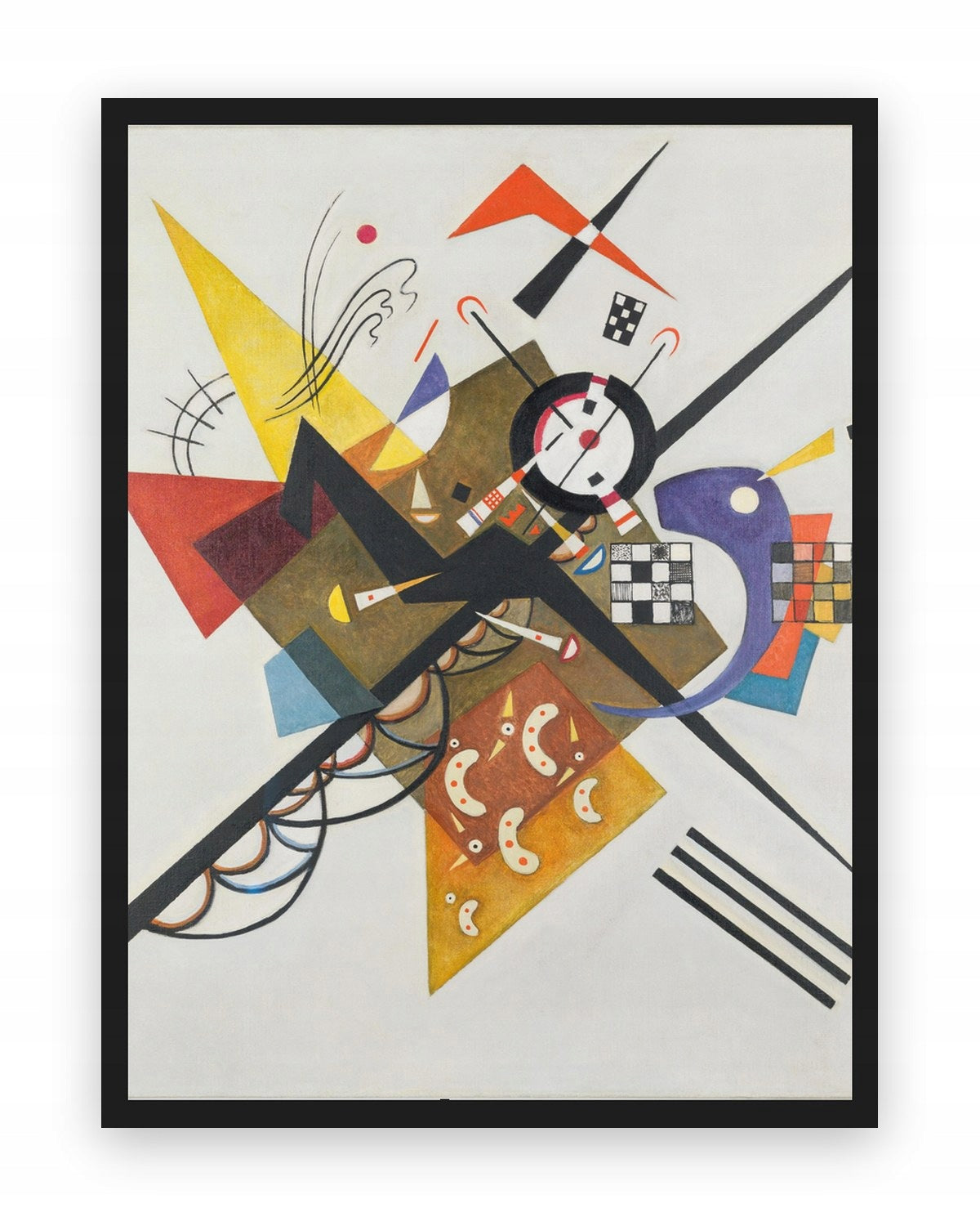 Na Bieli Ii Kandinsky — Plakat – plakat na ścianę