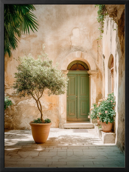 Oliwne Patio — Zestaw 3 Plakaty