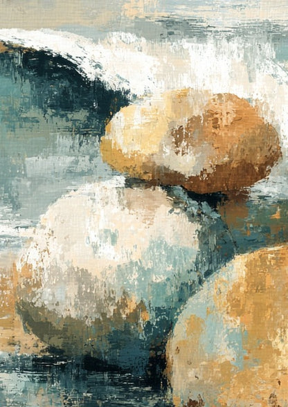 Soft Coastal Kamienie — Plakat