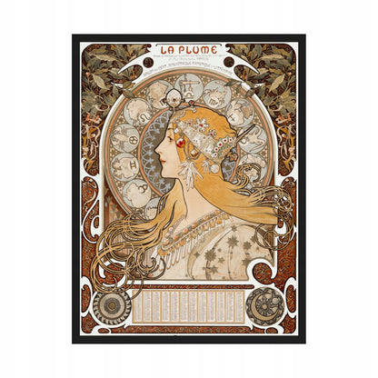 Zodiak Alfons Mucha — Plakat