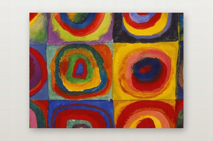 Kwadraty Z Kołami Kandinsky — Plakat