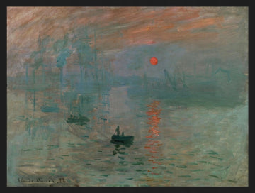 Impresja Wschód Słońca Monet — Plakat – plakat do druku