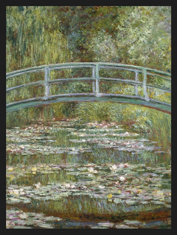 Staw Z Liliami Wodnymi Monet — Plakat – plakat do druku