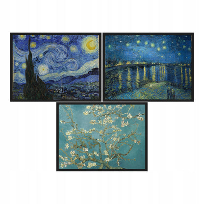 Van Gogh Pejzaże — Zestaw 3 Plakaty