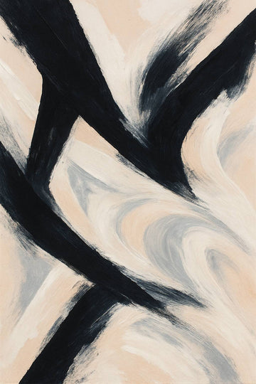 Abstract Brush Stroke Art – plakat do druku