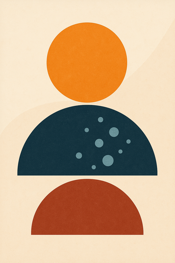 Abstract Geometric Art Print