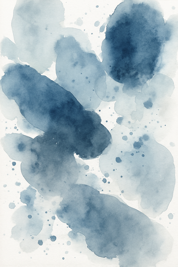 Abstract Watercolor Art Print – plakat do druku