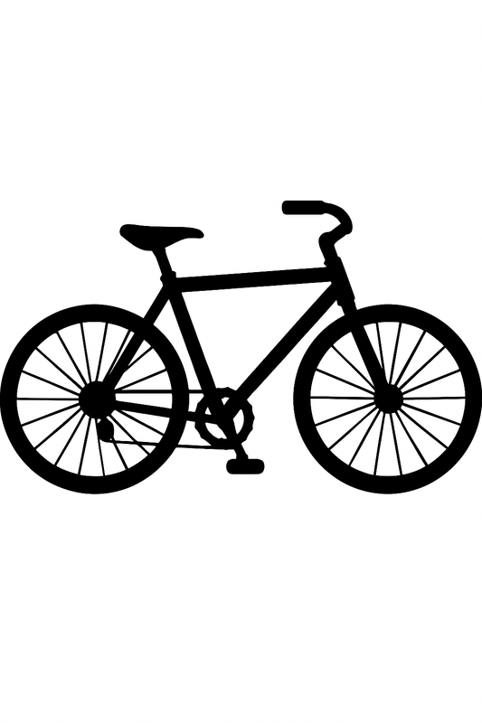 Bicycle Silhouette Art