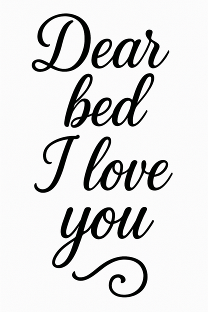 Dear Bed Wall Art