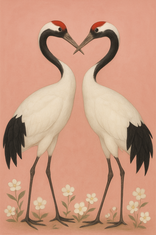 Elegant Crane Art Print