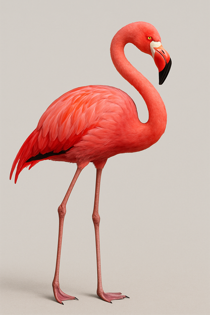Elegant Pink Flamingo Art Print