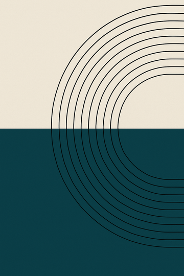 Modern Geometric Art Print