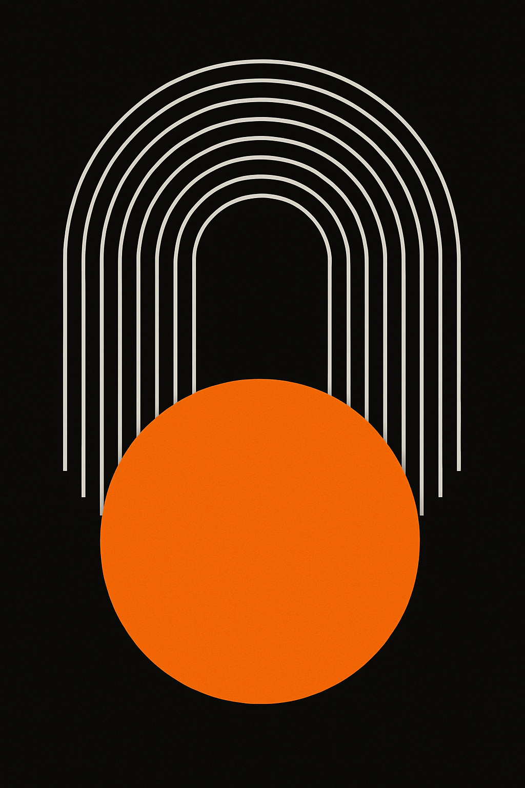 Modern Geometric Art Print