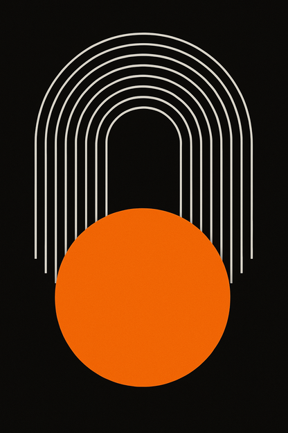 Modern Geometric Art Print