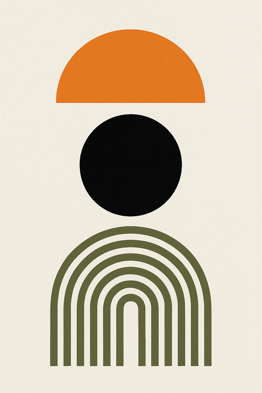 Modern Geometric Art Print