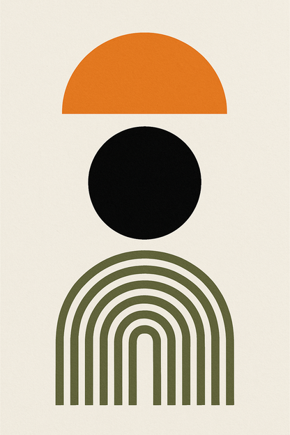 Modern Geometric Art Print