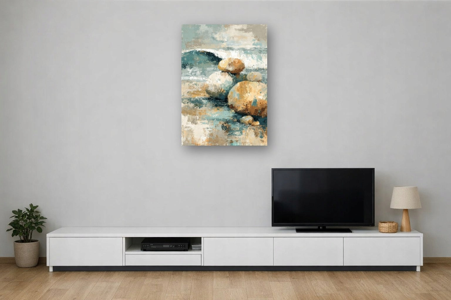Soft Coastal Kamienie — Plakat