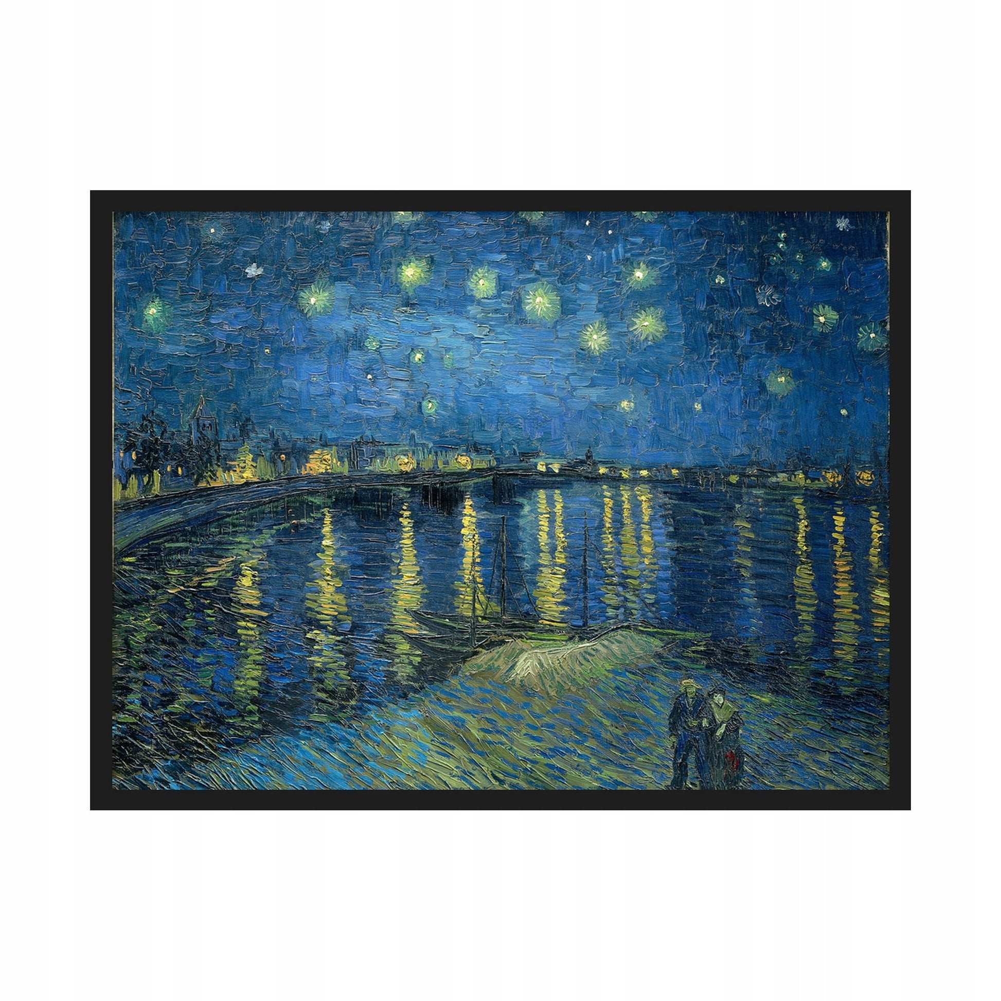 Gwiaździsta Noc Nad Rodanem Van Gogh — Plakat