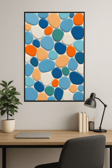 Abstrakcyjna Mozaikowa Sztuka Ścienna - CasaNookDecor