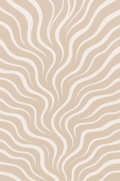Abstrakcyjna Sztuka Fali Wavy Line - CasaNookDecor