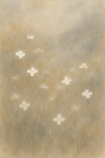 Abstrakcyjna Sztuka Kwiatowego Pola - CasaNookDecor – plakat do druku