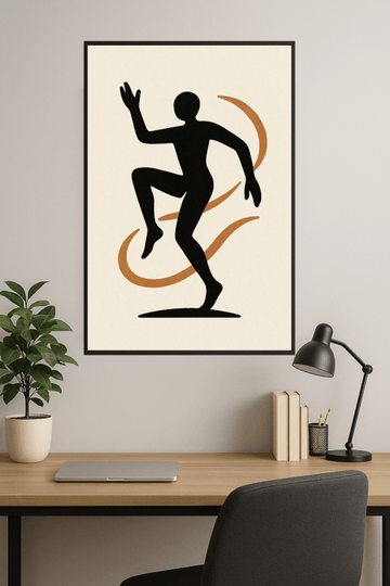 Abstrakcyjna Sztuka Postaci Ludzkiej - CasaNookDecor