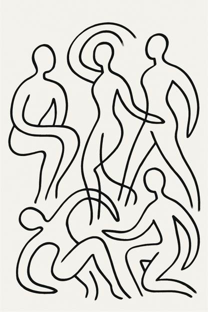 Abstrakcyjne Figury Nr 5 - CasaNookDecor