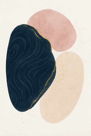 Abstrakcyjne Kształty - Plakat Sztuki - CasaNookDecor