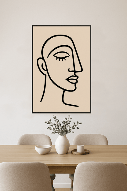 Abstrakcyjne Twarze Nr 5 - CasaNookDecor