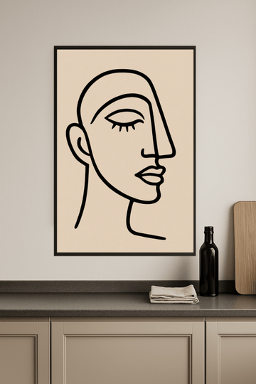 Abstrakcyjne Twarze Nr 5 - CasaNookDecor