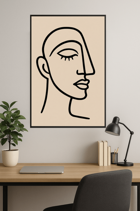 Abstrakcyjne Twarze Nr 5 - CasaNookDecor