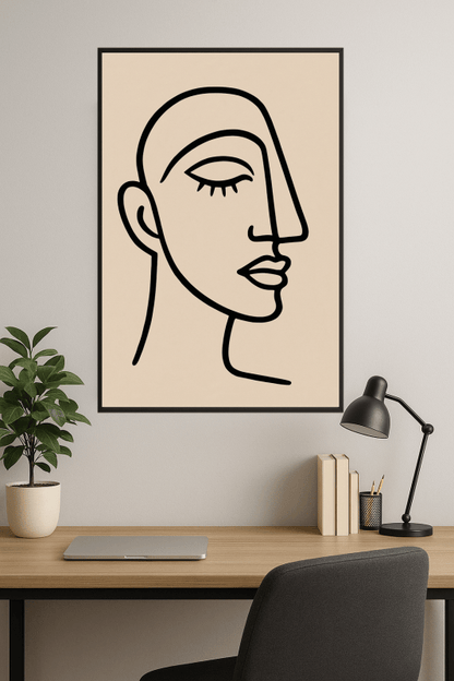 Abstrakcyjne Twarze Nr 5 - CasaNookDecor