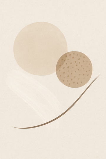 Abstrakcyjny Beżowy Druk Sztuki - CasaNookDecor – plakat do druku