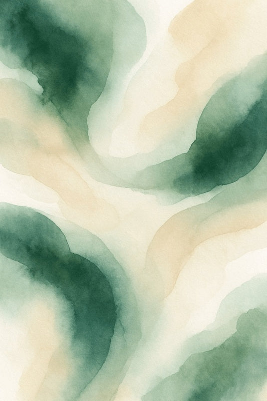 Abstrakcyjny Druk Akwarelowy - CasaNookDecor