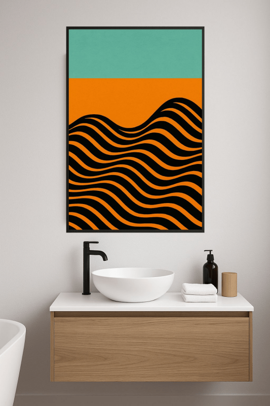 Abstrakcyjny Druk Sztuki Fali - CasaNookDecor