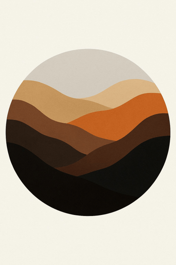 Abstrakcyjny Druk Sztuki Krajobrazowej - CasaNookDecor – plakat do druku