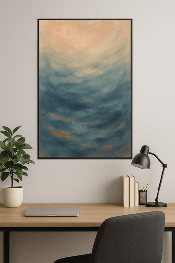 Abstrakcyjny Druk Sztuki Płynnej - CasaNookDecor – plakat do druku