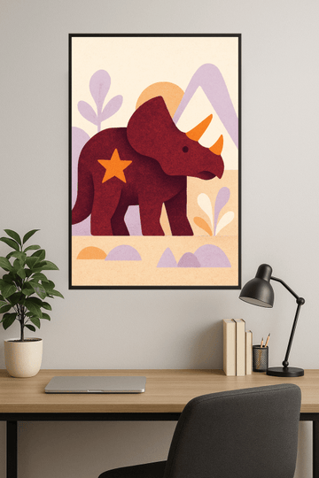 Abstrakcyjny Druk Sztuki Zwierząt - CasaNookDecor – plakat do druku