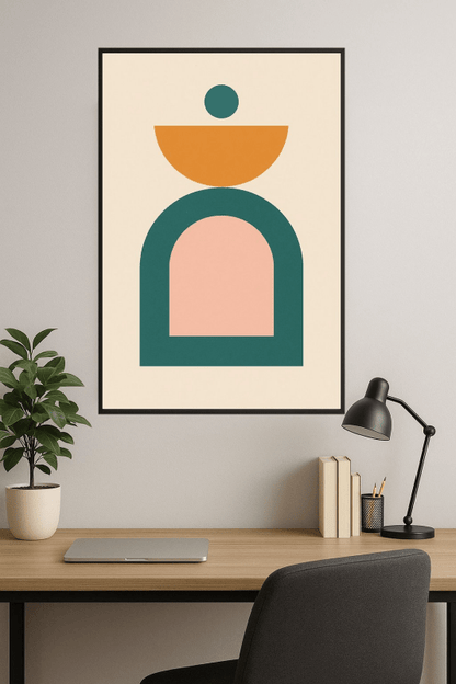Abstrakcyjny Minimalistyczny Druk Sztuki - CasaNookDecor