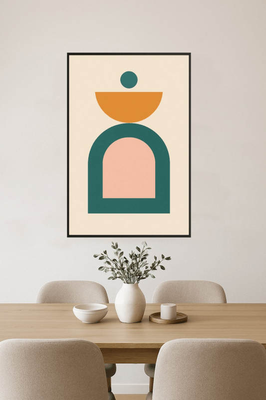 Abstrakcyjny Minimalistyczny Druk Sztuki - CasaNookDecor