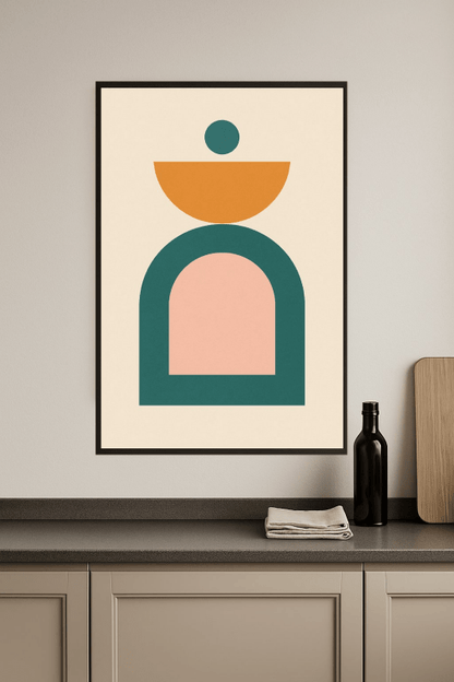Abstrakcyjny Minimalistyczny Druk Sztuki - CasaNookDecor