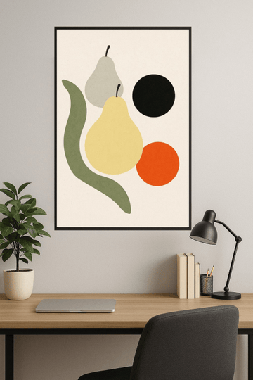 Abstrakcyjny Skład Owoców - CasaNookDecor